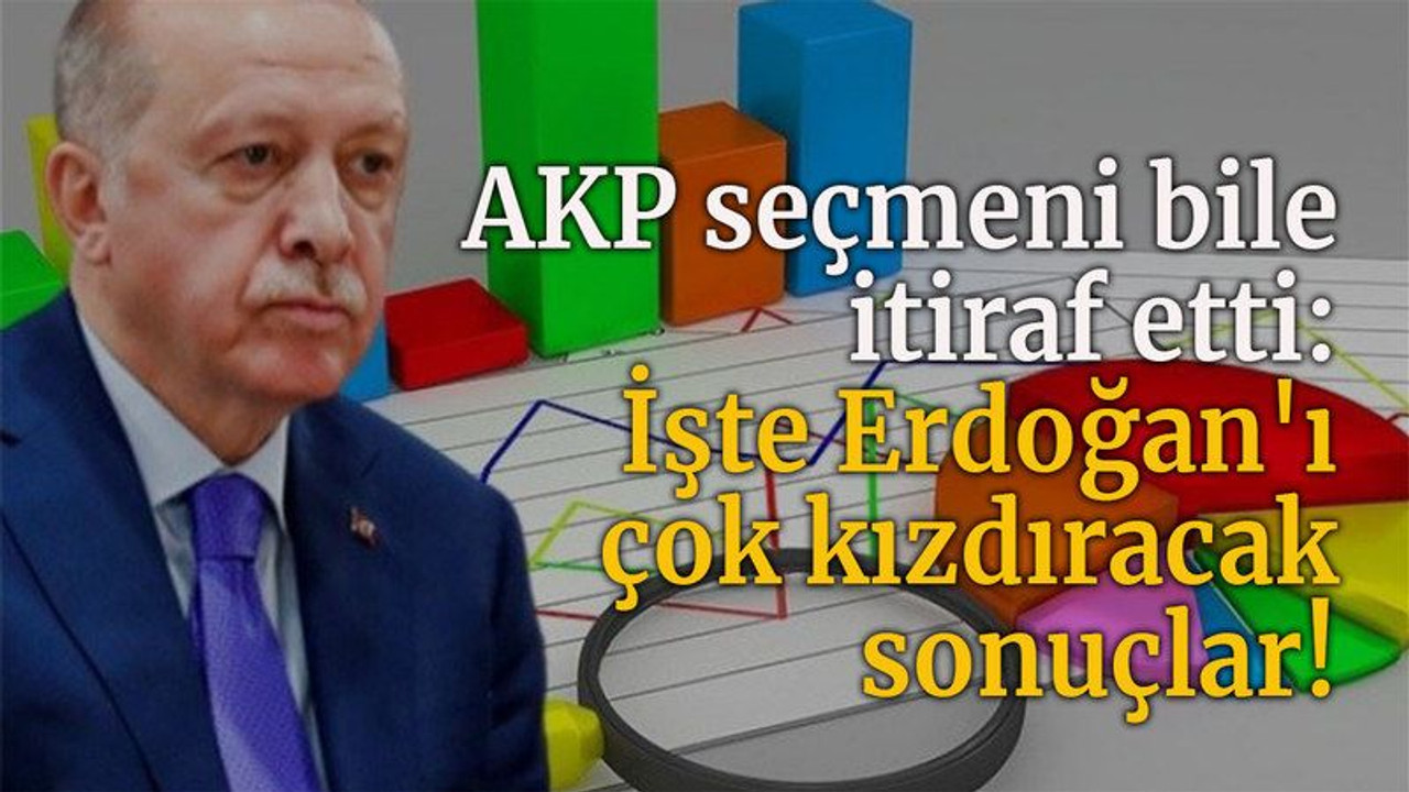 AKP seçmeni bile itiraf etti: İşte Erdoğan'ı çok kızdıracak sonuçlar!